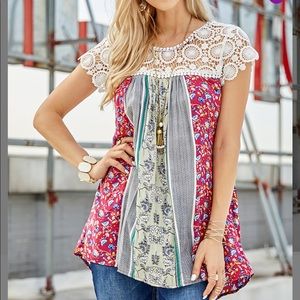 Lacey blouse